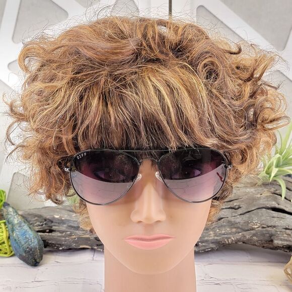 NIB Diff Cruz Black Grey Gradient Sunglasses FK-BKGG-6 - Picture 5 of 10